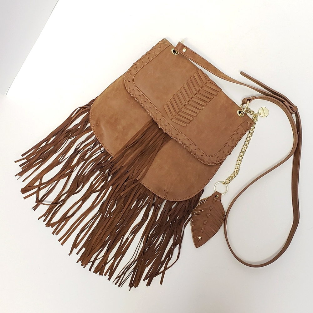 Steve Madden Crossbody Purse Bbombay Saddle Bag Rare Unique Vintage Handbag